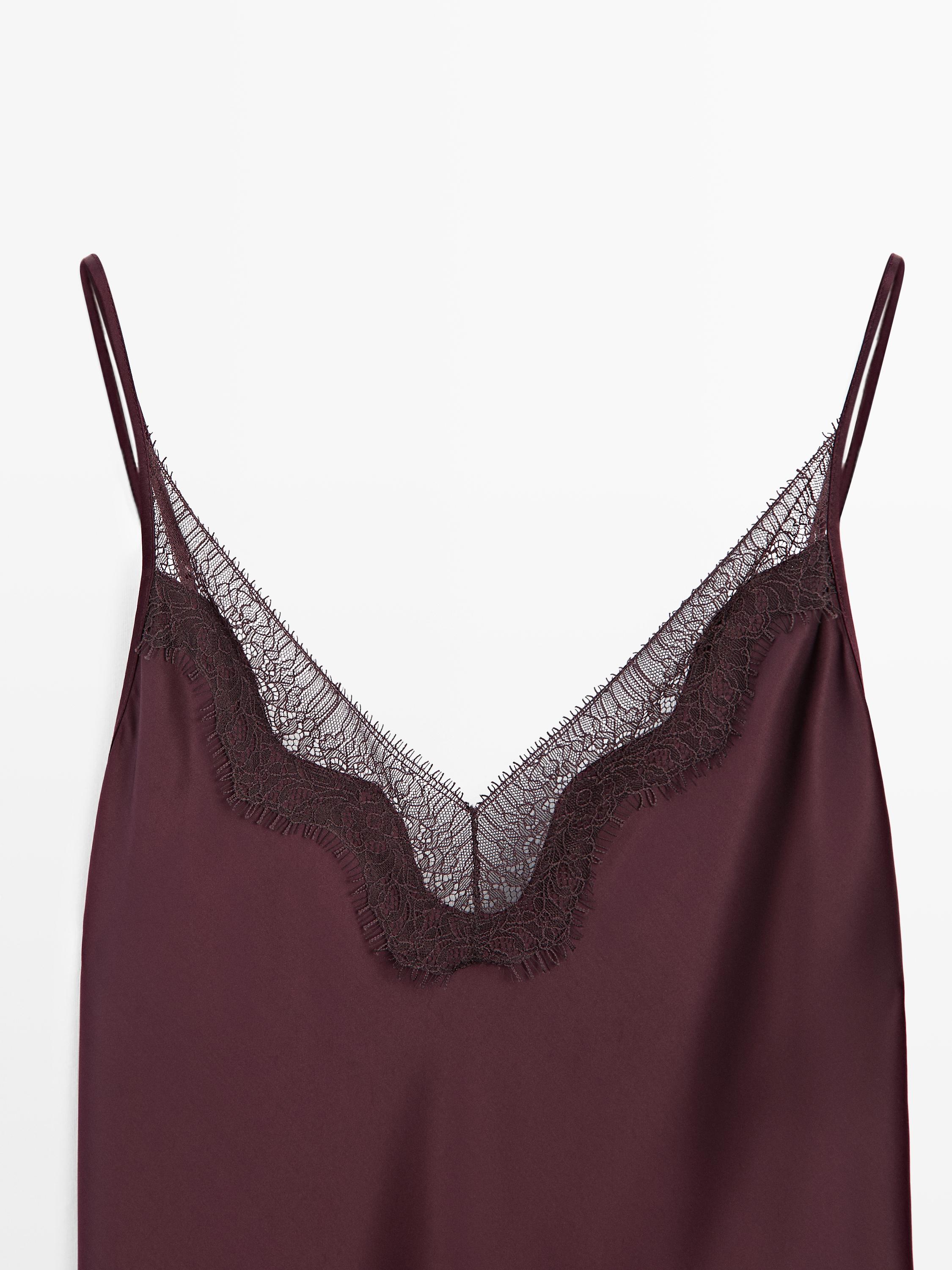 Robe midi fluide style nuisette